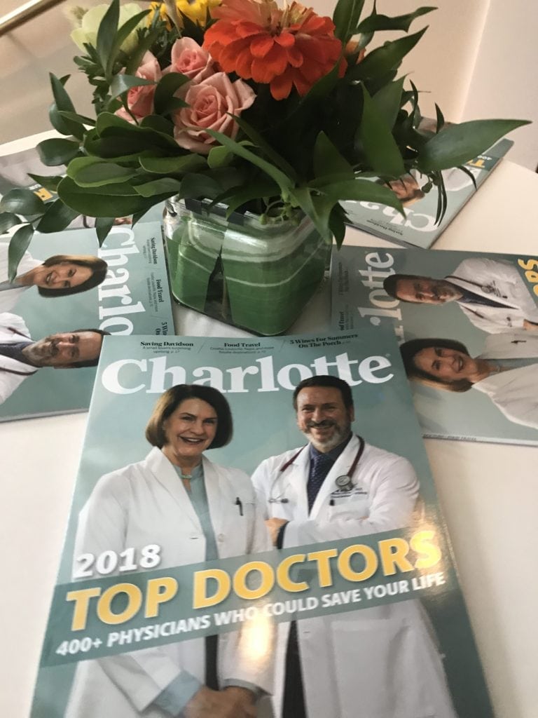 charlotte 2018 top doctor magazine